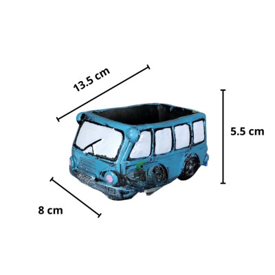 chậu trồng cây hình xương rồng , sen đá hình xe buýt