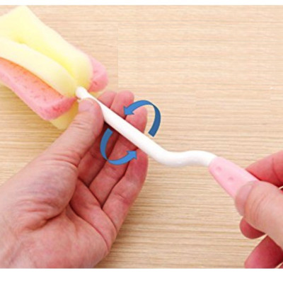 Dụng cụ cọ rửa bình sữa có đầu mút mềm Kokubo - Nội địa Nhật Bản