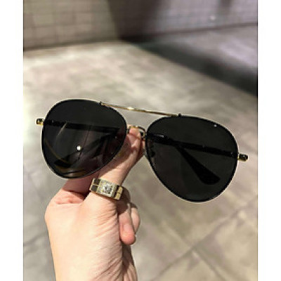 Kính mát thời trang cao cấp cho nam dáng phi công cổ điển Mắt kính chống chói lóa + Tặng phụ kiện kèm theo