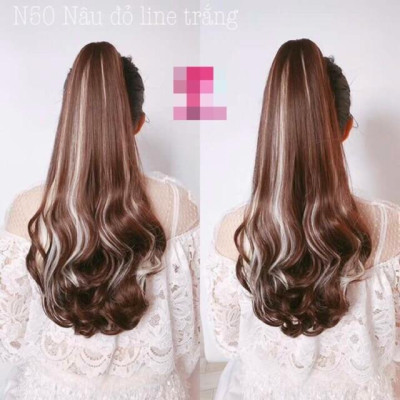 Tóc Ngoặm line cao cấp chịu nhiệt- hình thật