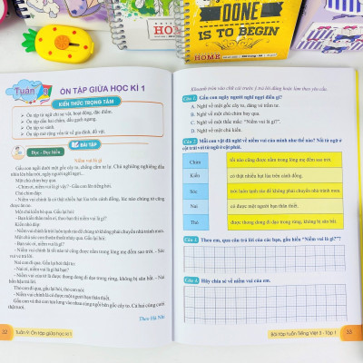 Sách - Combo 2 cuốn Bài Tập Tuần Tiếng Việt Lớp 3 Cánh Diều - ndbooks