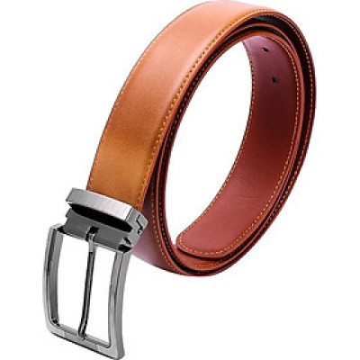 Thắt Lưng Nam Viền Chỉ Huy Hoàng HT4128 (120 x 3.5 cm) - Màu Da