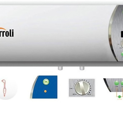 Máy nước nóng gián tiếp Ferroli VERDI AG+15 lít tích hợp ion bạc- màn hình led hiển thị nhiệt độ (2500W)-hàng chính hãng