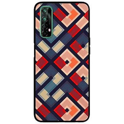 Ốp lưng dành cho Realme 7 mẫu Họa Tiết Vuông Chéo