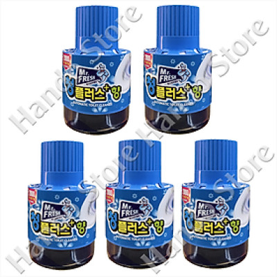 Combo 5 Cốc thả bồn cầu tẩy xanh toilet Hàn Quốc Mr Fresh 180g ( hương ngàn hoa )