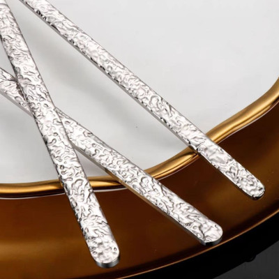 COMBO SÉT 6 THÌA ĂN LUXURY SANG TRỌNG PHONG CÁCH HOA VĂN BẮC ÂU CAO CẤP - DÀI 21CM 