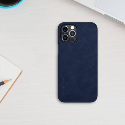 Bao da dành cho iPhone 12 Pro Max Nillkin Qin chính hãng