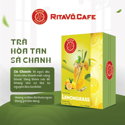 Trà hoà tan Rita Võ Cafe Sả chanh [12góix18g]
