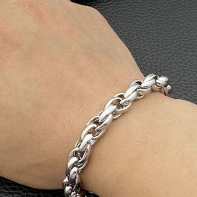 Lắc Tay Nam mắc xích Inox Hàn Quốc LT156 cao cấp