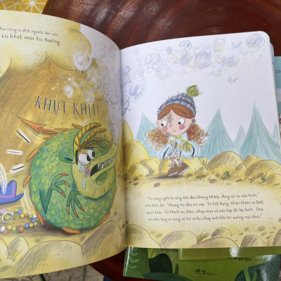 (In màu toàn bộ) – Combo 5 cuốn CÔNG DÂN NHÍ VĂN MINH – Tớ Bình Tĩnh Ngay Thôi – Tớ Làm Nên Khác Biệt – Siêu Năng Lực Của Tớ - Tớ Giữ Niềm Hy Vọng -  Công Chúa Không Hoàn Hảo Và Chú Rồng Không Khủng Khiếp Nhã Nam  – NXB Thông Tấn