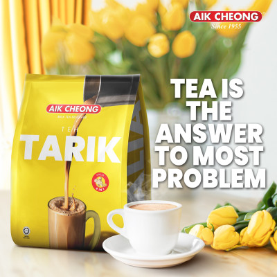 Trà Sữa Vị Gừng Aik Cheong Teh Tarik Halia 4 In 1 (15 Gói x 40g)