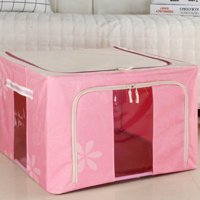 Túi Đựng Chăn Màn (Được Chọn Màu) - Hộp Đựng Quần Áo Khung Sắt Gấp Gọn - Tủ Vải Chăn Màn Tiện Lợi