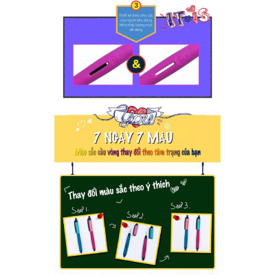 Bộ 1 Bút bi gel STABILO Palette 268 XF 0.5mm+ 1 Ruột GP268R (GP268XF-C1) - Đen