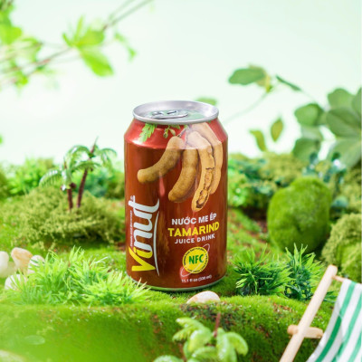 Lốc 6 Lon Nước Ép Me Vinut 330ml 