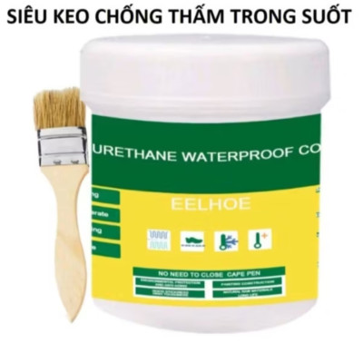 KEO QUÉT CHỐNG THẤM NƯỚC TRONG SUỐT LỌ 300G CHỐNG THẤM MỌI BỀ MẶT CÔNG TRÌNH