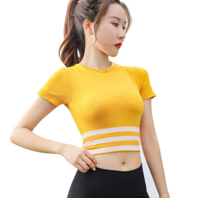 Áo Tập Thể Thao Gym Yoga Nữ Azuno AZ2050  Dáng Croptop Chất Liệu Cotton Mát Thấm Mồ Hôi Tốt