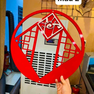 Vòng trang trí Tết - Khung decor hoa -Kích thước 40cm - Cây giả, hoa lụa Decor trang trí nhà cửa