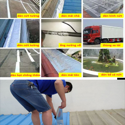 Băng keo chống thấm x2000 Nhật Bản chắc chắn, Siêu Sale, chống thấm dột, dán tường, dán mái tôn