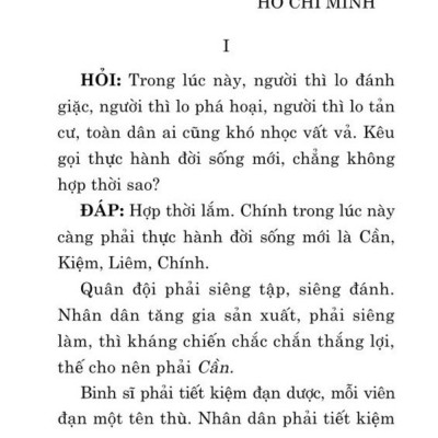 Thực hành cần, kiệm, liêm, chính (bản in 2024)
