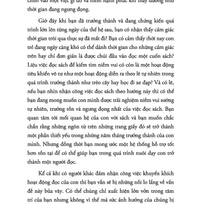 Dạy Con Đọc Sách - Nuôi Dưỡng Tình Yêu Trọn Đời Của Con Dành Cho Sách