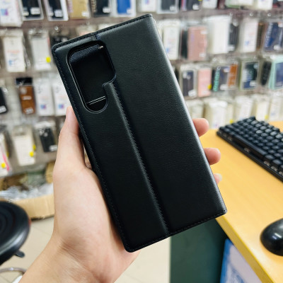 Bao da dạng ví cho SamSung Galaxy S23 Ultra hiệu Hanman có quai cài, ngăn để thẻ ATM và tiền tiện dụng - Hàng chính hãng