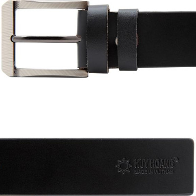 Thắt Lưng Nam Bát Gài Bản Lớn Huy Hoàng HT4138 (120 x 4 cm) - Đen