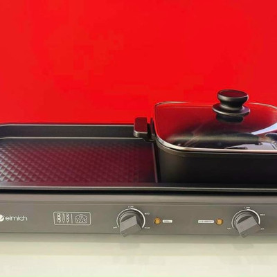 Vỉ Nướng Điện Elmich EGE-3641OL(1800W) - Hàng Chính Hãng