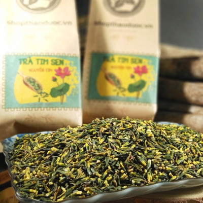 Trà tim sen sấy khô Cao Cấp gói 250G - Tốt cho người bị khó ngủ, mất ngủ kinh niên - Quà tặng cho người lớn tuổi - Nhập mã khuyến mãi khi mua từ 2 gói để tiết kiệm hơn