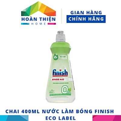 Combo 2 chai Nước Làm Bóng Chén Bát Finish Rinse & Shine Aid - 400ML/chai
