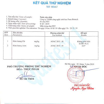 Nước rửa chén hữu cơ enzyme sinh học dứa Fuwa3e 3.8L 