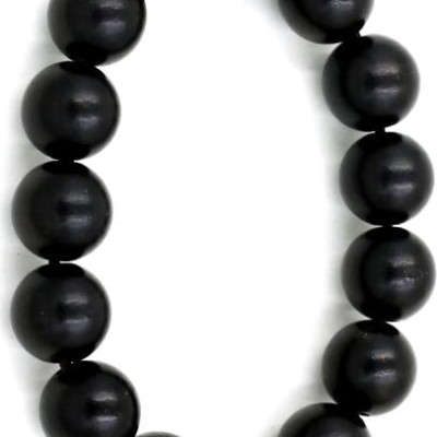 Vòng tay hạt chuỗi gỗ Đàn hương đen 12 ly 15 hạt