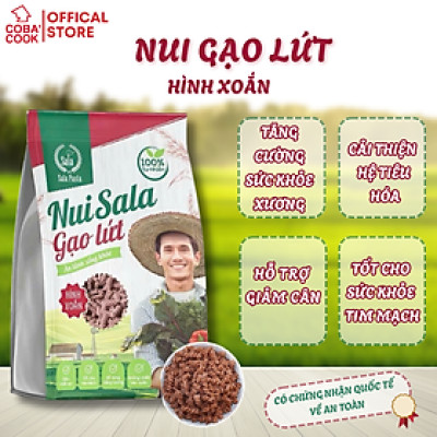 Nui Gạo Lứt Hữu Cơ Nui Thực Dưỡng Giảm Cân Ăn Kiêng Nguyên Cám Giàu Dinh Dưỡng