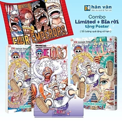 Combo One Piece Tập 104 (Bản Bìa Áo+Bản Đặc Biệt) - “Kozuki Momonosuke - Tướng Quân Của Wano Quốc” - Tặng Poster