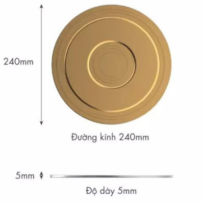 Đế Chuyển Nhiệt Visions VS-IND-24PL/GD -  Phân phối bởi CTCP ABMA VN Showroom 52 Hoàng Diệu, P13, Q4, TPHCM