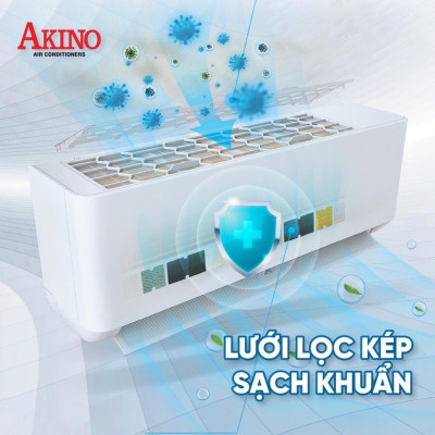 Máy Lạnh AKINO 1HP Inverter AKN-9CINV1FA - 9000BTU Hàng Chính Hãng ( Giao hàng toàn quốc).