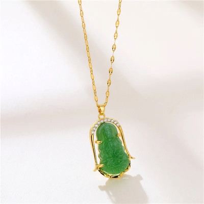 Dây chuyền mặt phật ngọc