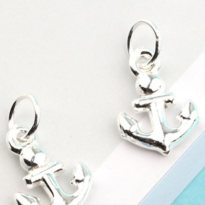 Combo 3 cái charm bạc mũi neo treo - Ngọc Quý Gemstones