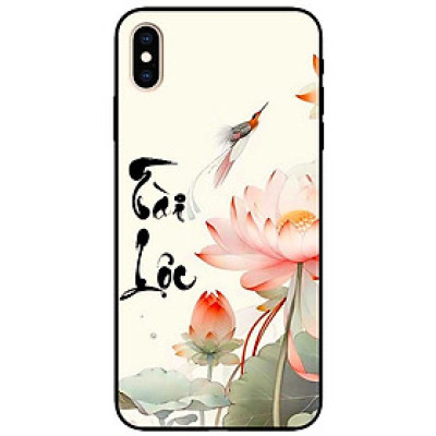 Ốp lưng cho IPhone X - Xs - Xs Max - Xr - 11 - 11 Pro Max - Sen Tài Lộc Hồng - Hàng Chính Hãng