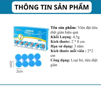 Combo 5 hộp thuốc diệt gián sinh học Housheng, diệt tận gốc tất cả các loại gián, hiệu quả, an toàn.