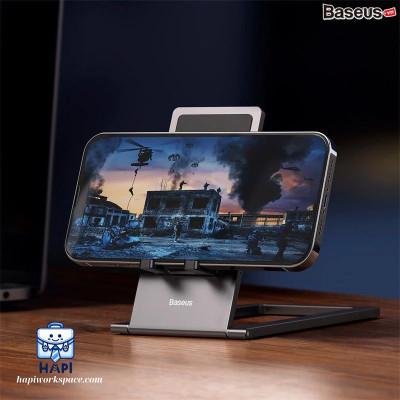 Đế tản nhiệt kim loại hàng chính hãng Baseus BS-LVN023-2P-GY nhỏ gọn nhất, chất liệu cao cấp