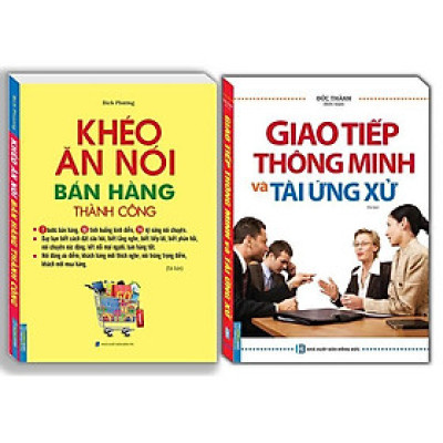 Sách - Khéo Ăn Nói Bán Hàng Thành Công + Giao Tiếp Thông Minh Và Tài Ứng Xử - Bìa Mềm - Minh Thắng