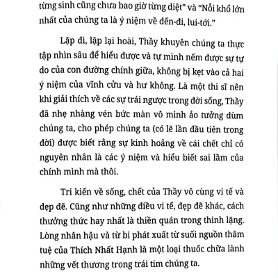 Không Diệt Không Sinh Đừng Sợ Hãi - Bìa Cứng - Phiên Bản Đặc Biệt