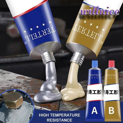 Bộ 2 Lọ Keo AB 100g Dán Sắt Kim Loại Đa Năng Siêu Dính, Chịu Lực Cao – Bịt Lỗ Thủng Chịu Nhiệt