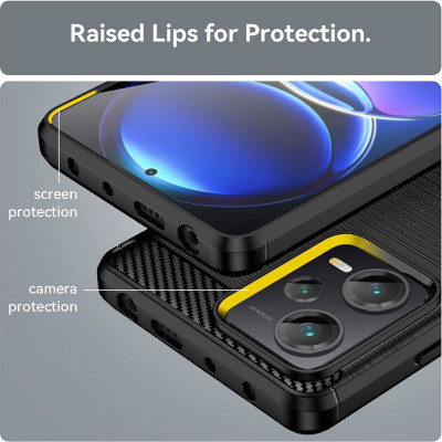 Ốp lưng chống sốc vân kim loại cho Xiaomi Redmi Note 12 Pro 5G / Poco 5X Pro hiệu Likgus (chuẩn quân đội, chống va đập, chống vân tay) - Hàng nhập khẩu