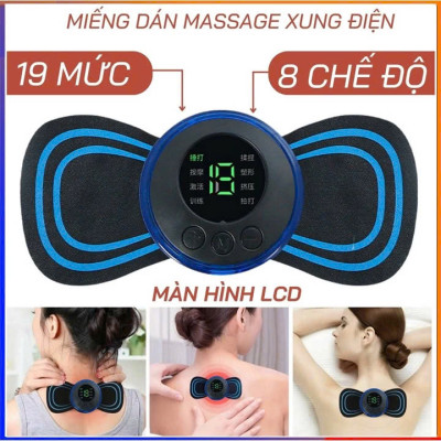 Máy MaGsage Cổ Vai Gáy Xung Điện Loại Xịn: Giải Pháp Tuyệt Vời Giảm Nhức Mỏi Cơ, ĐÈN TRANG TRÍ, ĐỒNG HỒ TREO TƯỜNG