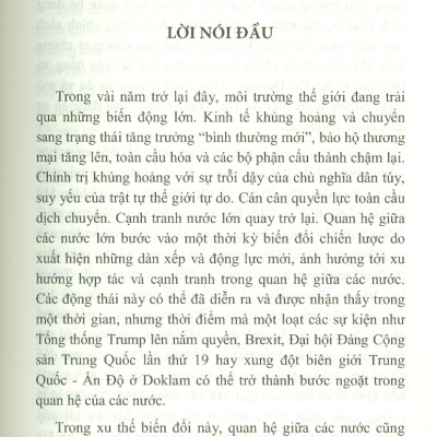 Hợp Tác An Ninh Của Mỹ Với Ấn Độ Trong Bối Cảnh Mới (Sách chuyên khảo)