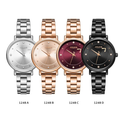  Đồng hồ nữ Julius Hàn Quốc JA-1248 dây thép (Nhiều màu)