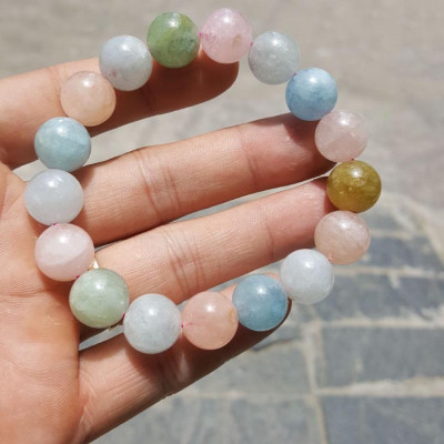 Vòng Tay Đá Phong Thủy Beryl - Hợp Các Mệnh