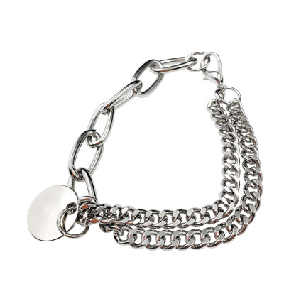 Vòng đeo tay nam nữ bản to cá tính cool ngầu