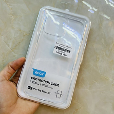 Ốp lưng Rock trong suốt dành cho iPhone 14 Pro Max - hàng chính hãng